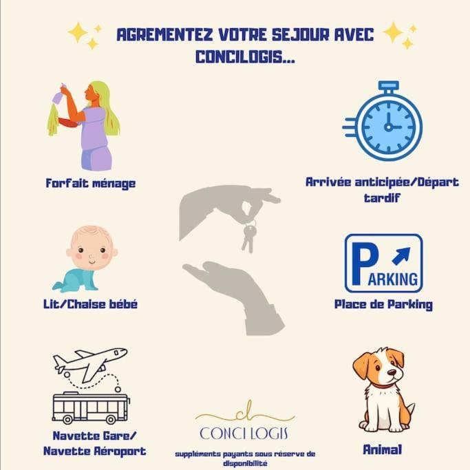 "Aladdin" Charmant T2 Centre Ville Avec Parking Et Clim Sète Zewnętrze zdjęcie